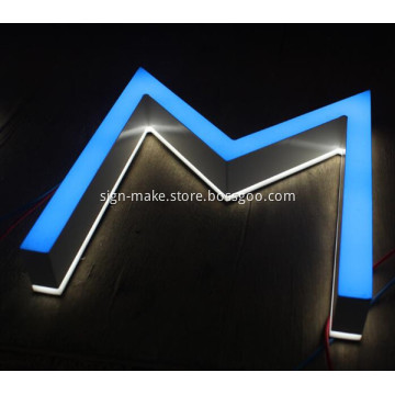 Halo Lit Channel Letters Cheap